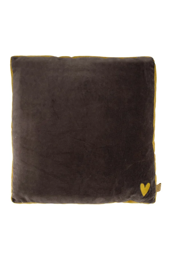 Fashion kussen velvet met brede rand 45x45cm Kussens