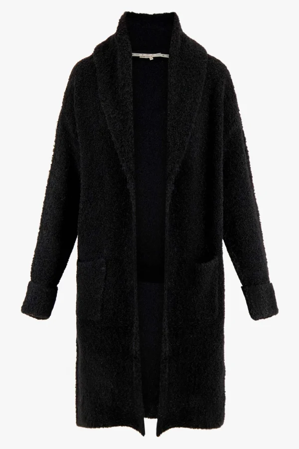 Best lang boucle vest Vesten