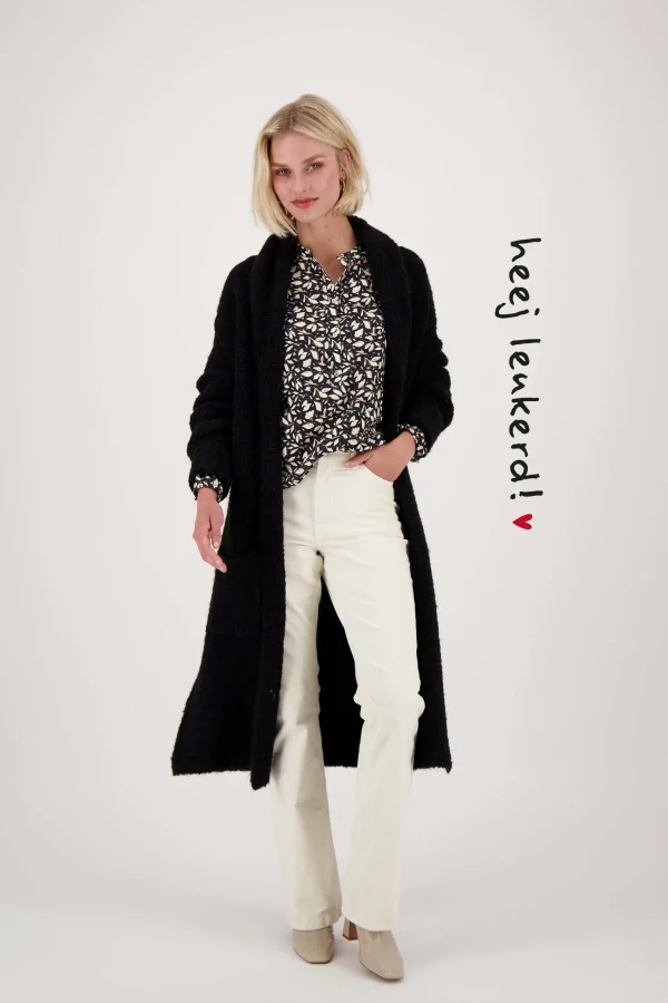 Best lang boucle vest Vesten