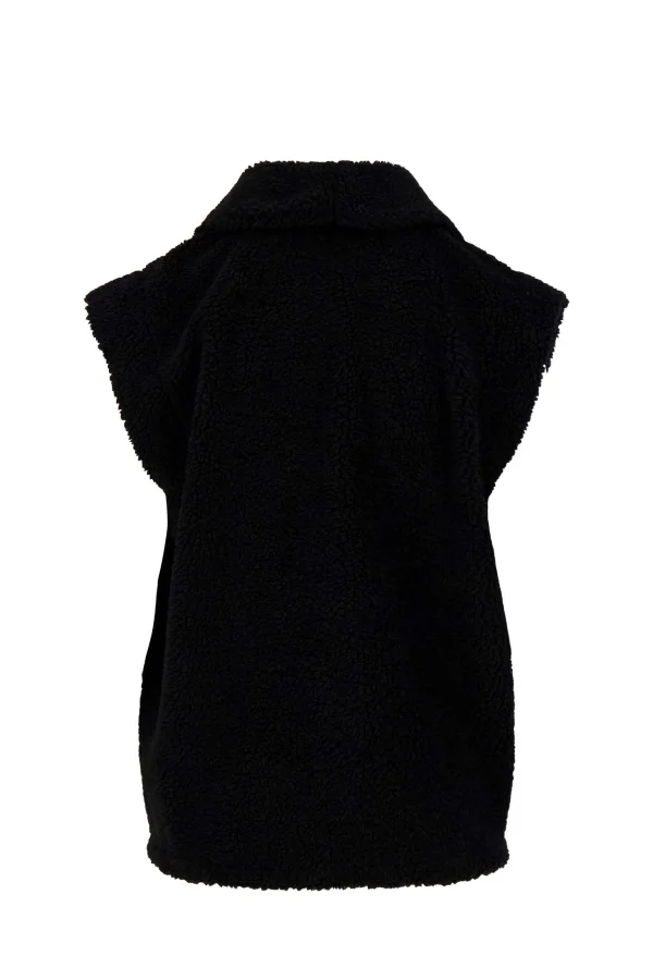 Best lang teddy gilet met zakken Vesten