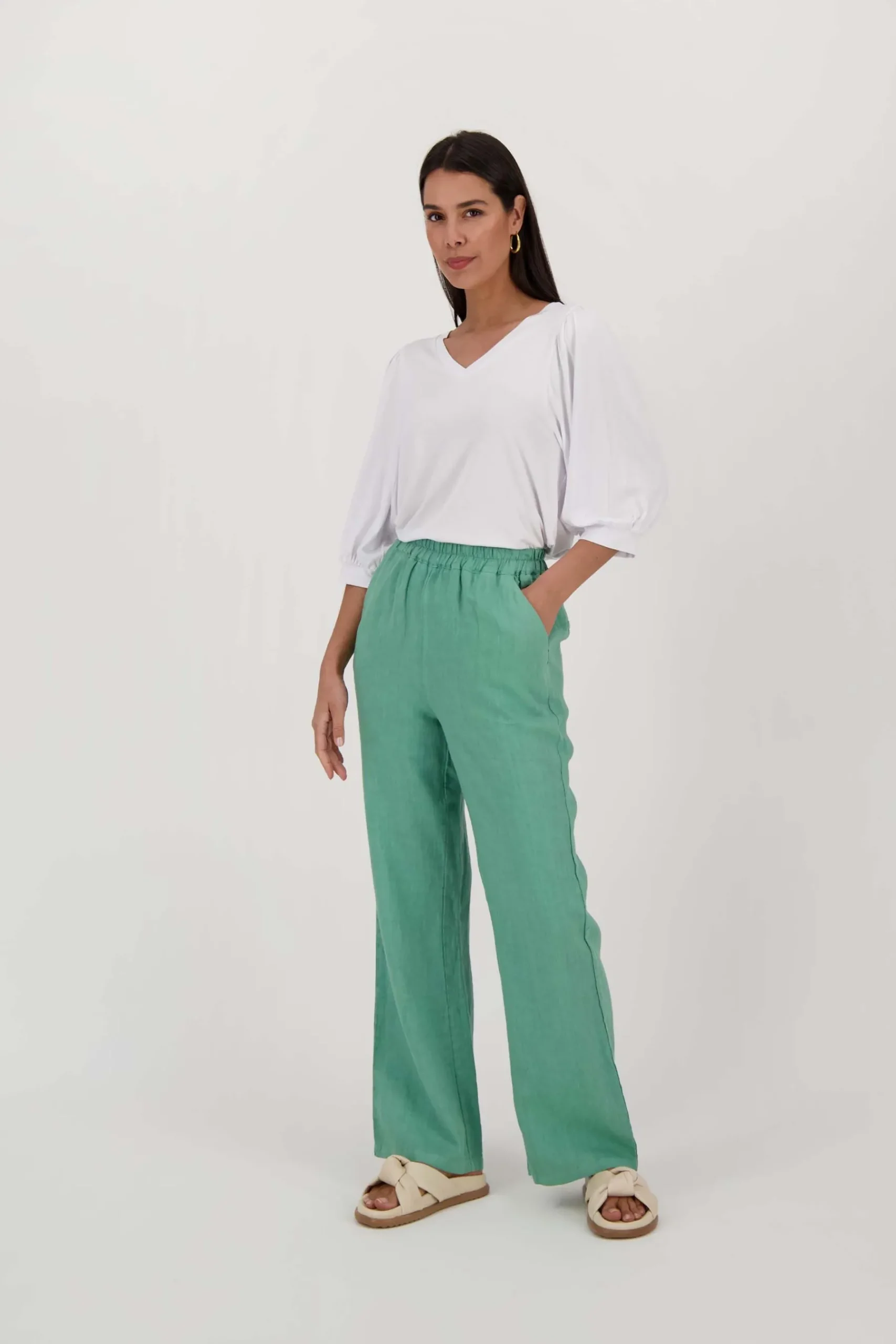 zusss_linnen_broek_groen_2.webp Store linnen broek Broeken & Jeans
