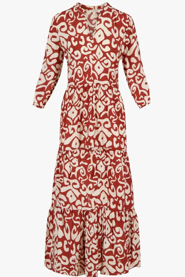 Cheap maxi jurk ornamentprint Jurkjes & Rokken