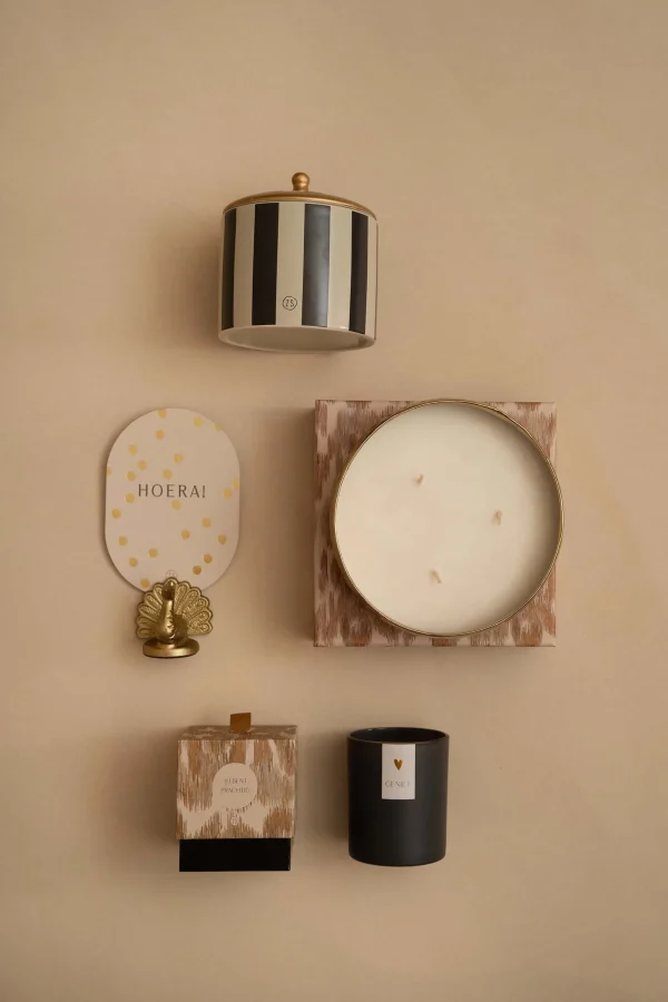 Outlet metalen geurkaars in geschenkdoos hartje Geurkaarsen