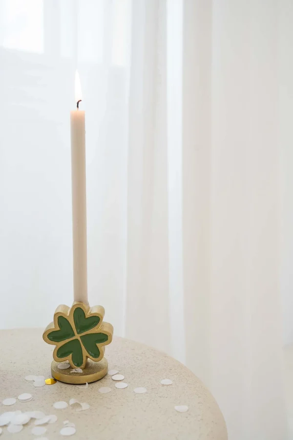 New metalen kandelaar klavertje Kaarsen | Kaarsenhouders