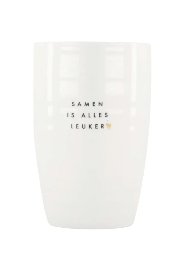 Clearance mok L samen is alles leuker Servies