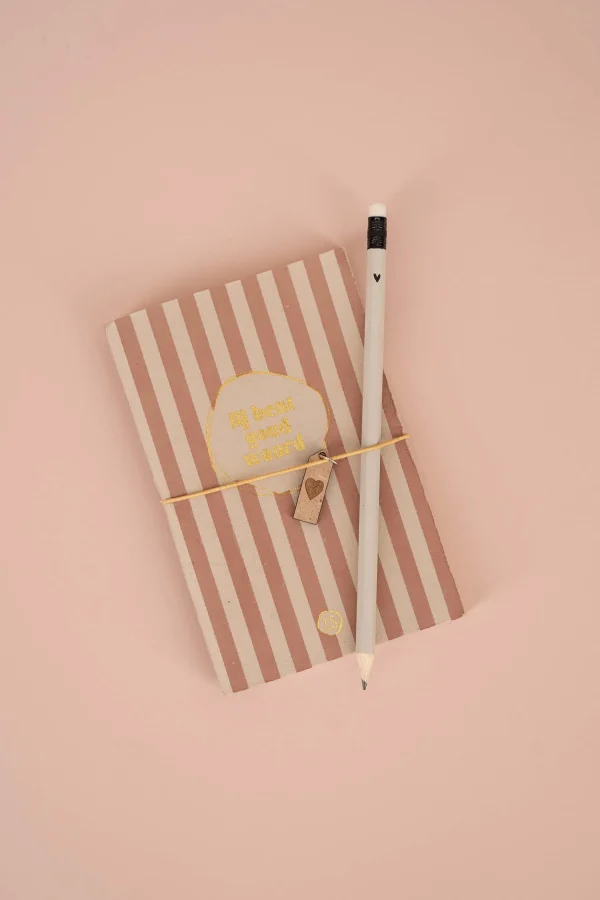 Cheap notitieboekje jij bent goud waard terra roze/zand Notitieboeken & Schrijfwaren