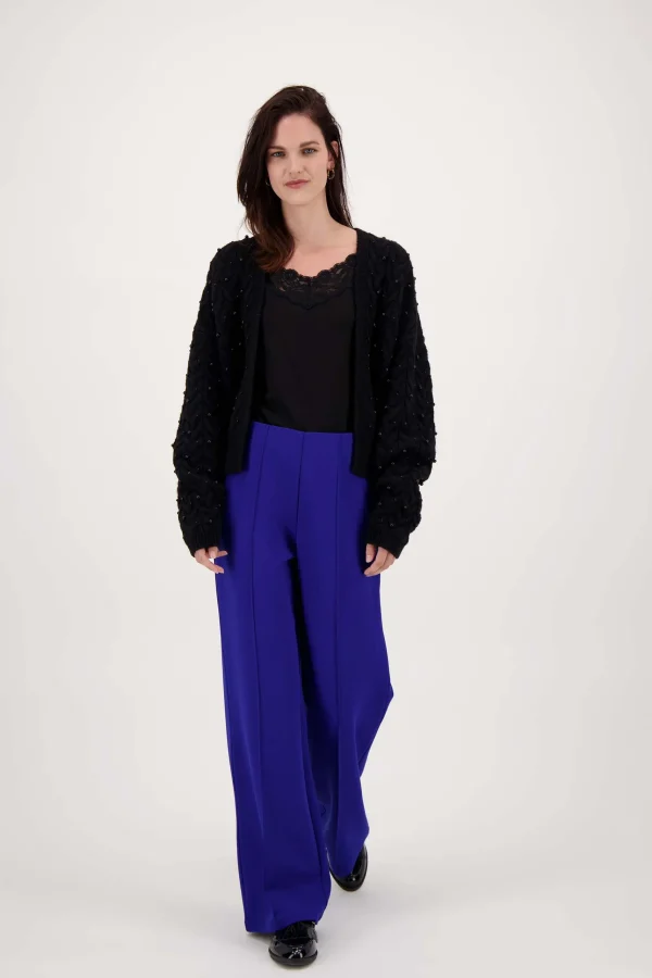 Best openvallend vest met kraaltjes Vesten