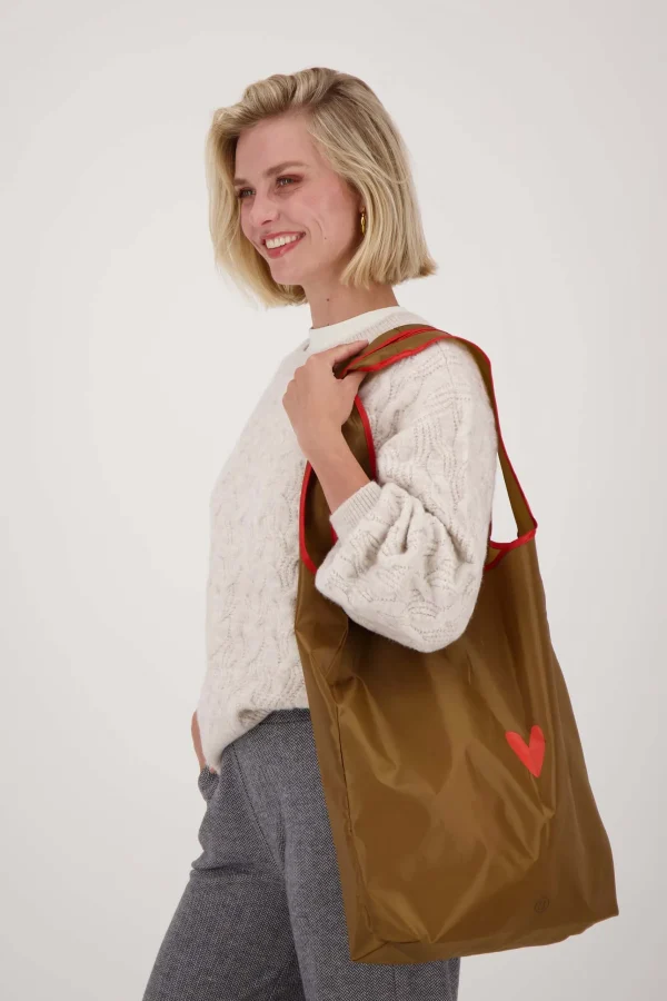 Cheap opvouwbaar boodschappentasje jij bent goud waard Schoudertassen & Handtassen