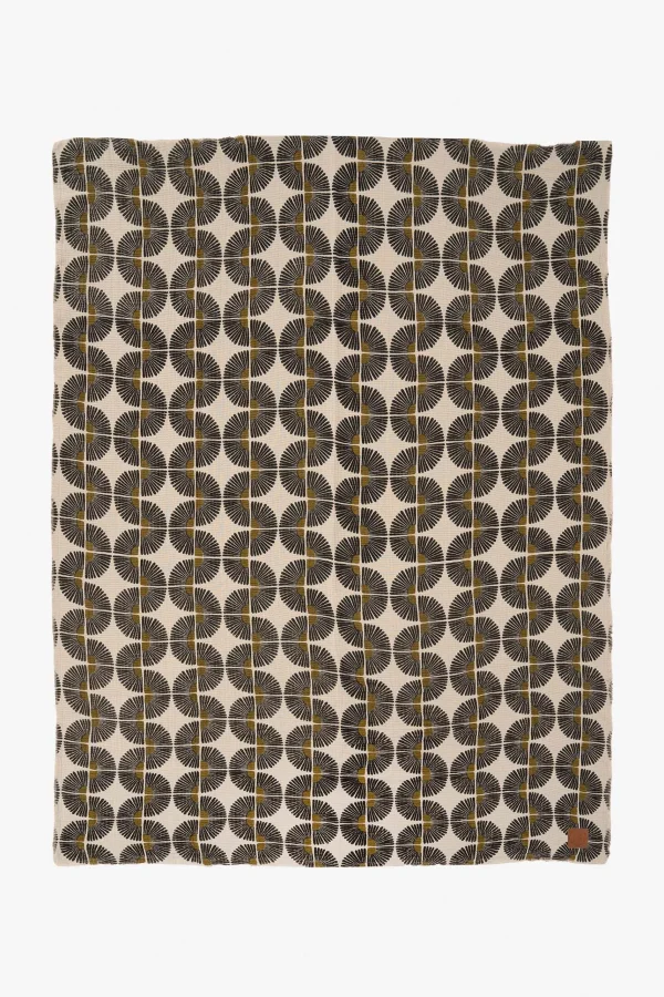 Sale plaid waaiers 130x170cm Plaids & Vloerkleden