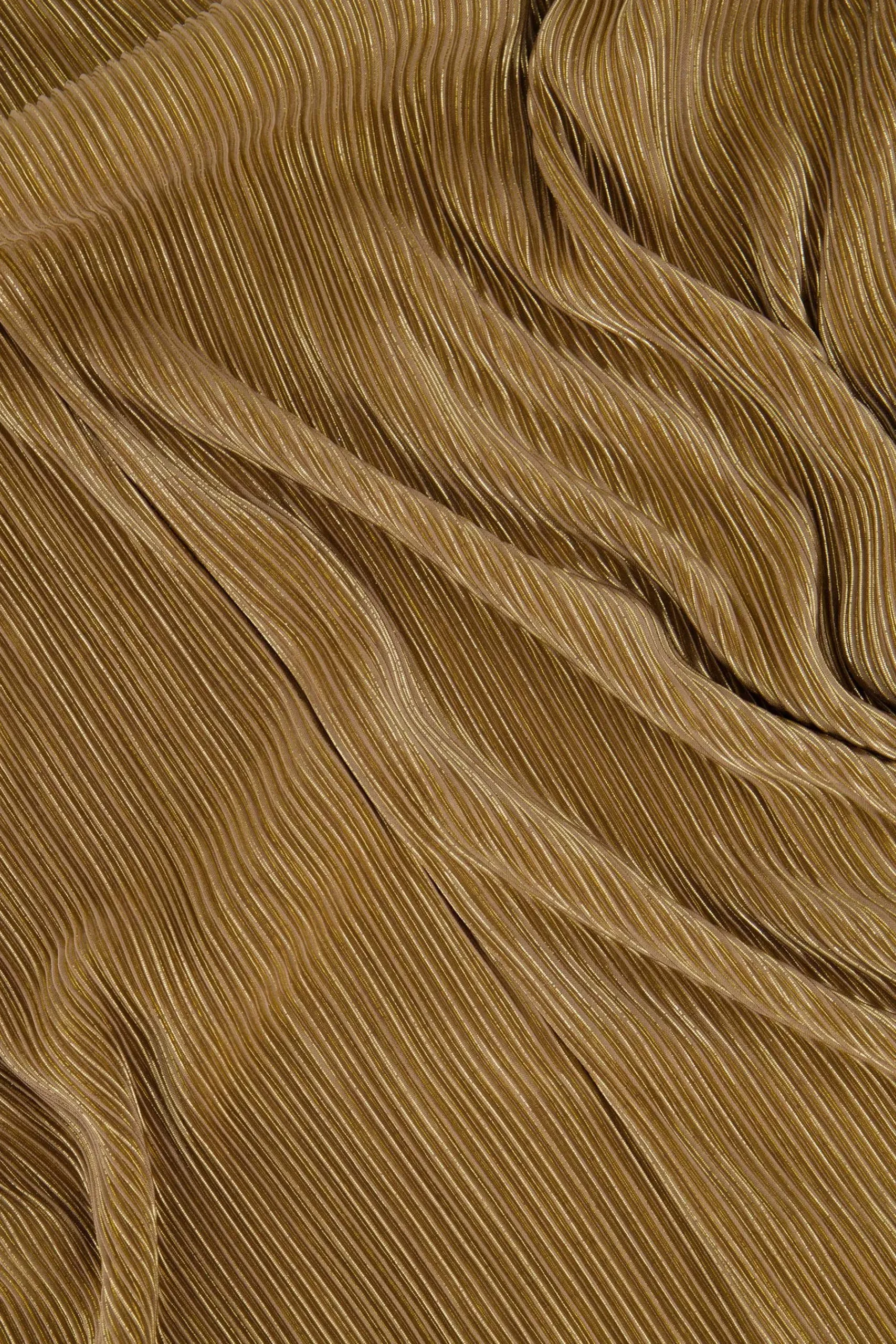 zusss_plisse_turtle_top_champagne_goud_4.webp Best Sale plisse turtle top goud Tops