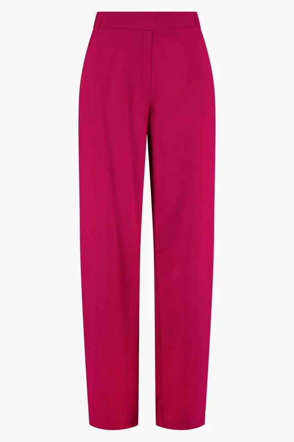 Best satijnen twill broek roze rood Broeken & Jeans