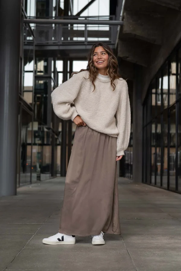 Discount satijnen twill rok Jurkjes & Rokken