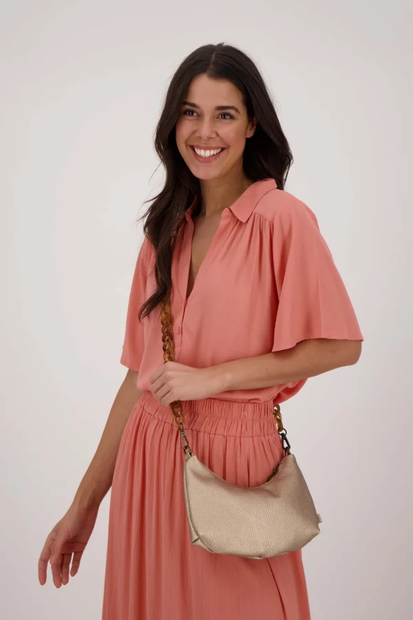 Store schoudertasje met hornen hengsel Schoudertassen & Handtassen