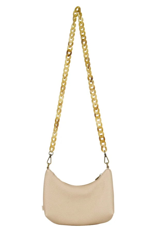 Store schoudertasje met hornen hengsel Schoudertassen & Handtassen