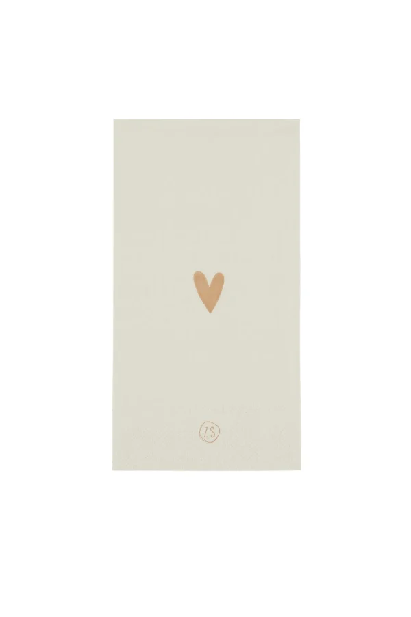 Fashion servetten mam zo blij met jou 11x20cm off white Servetten | Keukentextiel