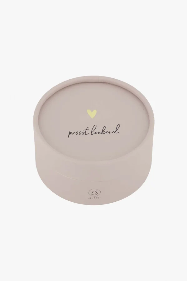 Discount Set van 6 onderzetters rond zand/antracietgrijs/terra roze Keukenaccessoires