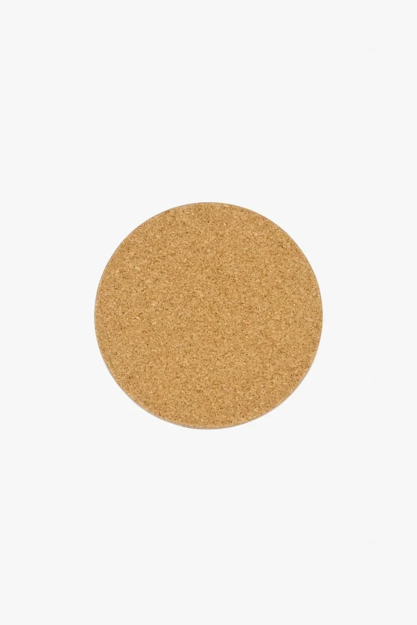 Discount Set van 6 onderzetters rond zand/antracietgrijs/terra roze Keukenaccessoires