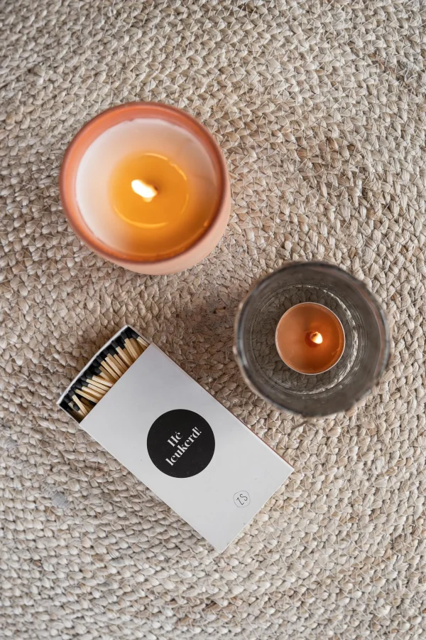 Fashion set van 12 waxinelichtjes Kaarsen