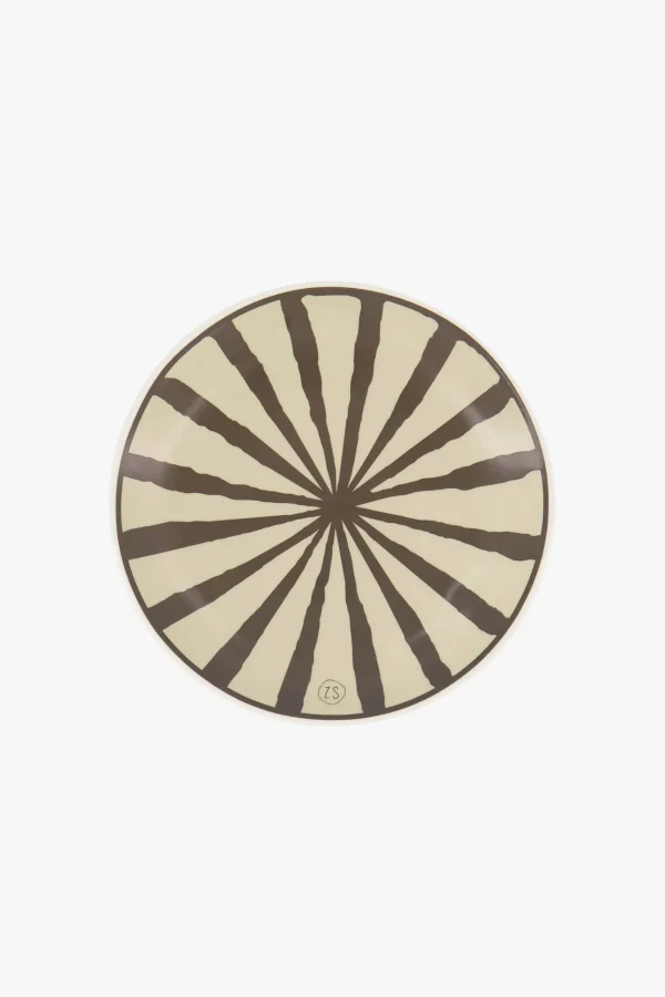 Flash Sale sierbordje strepen zand antraciet Overige Woonaccessoires