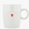 Flash Sale theemok met hartje rood Servies