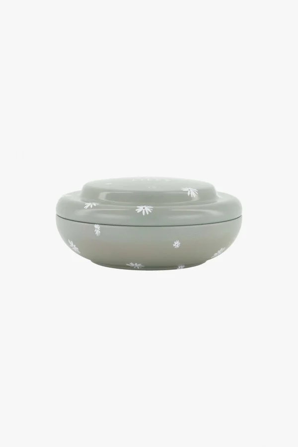 Outlet tinnen geurkaars bamboe veel liefs saliegroen Geurkaarsen