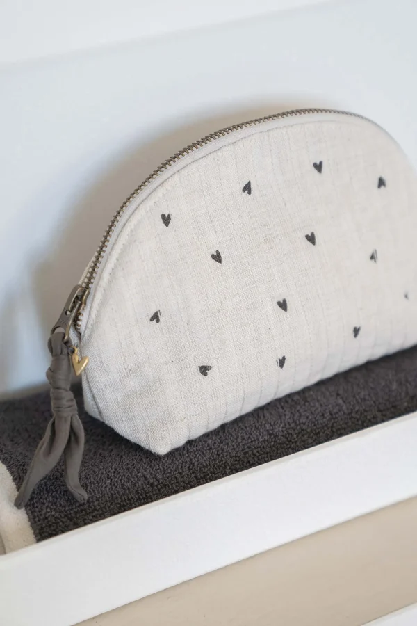 Fashion toillettasje hartjes Toilettassen