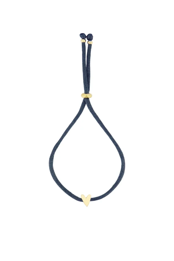 Store touwarmbandje hartje Armbandjes