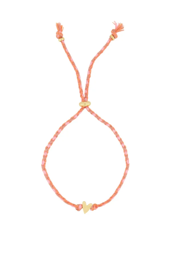 Discount touwarmbandje met hartje Armbandjes