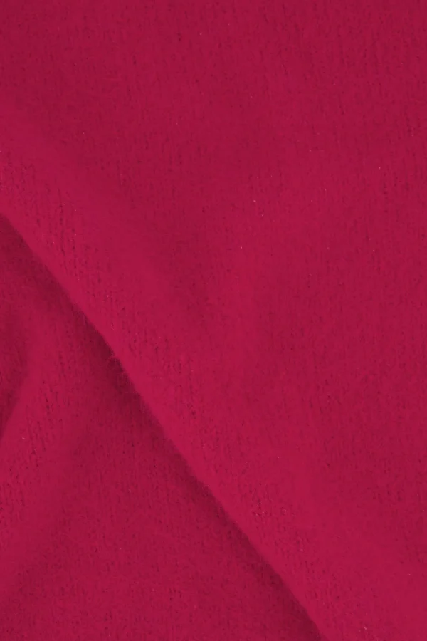 Discount trui met boothals roze rood Truien