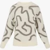 Outlet trui met lurex patroon Truien