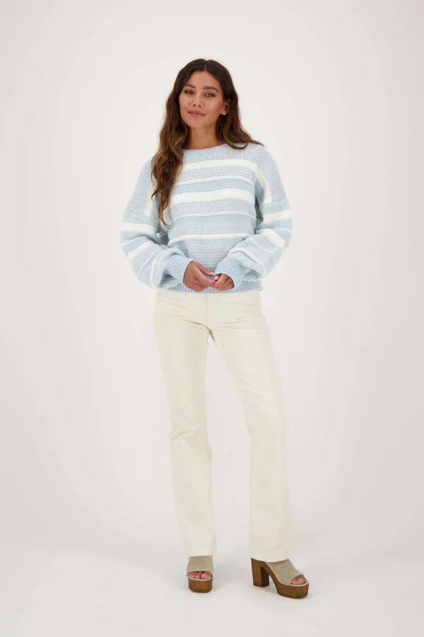 Flash Sale trui met streep Truien