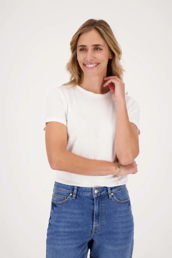 Sale t-shirt met ronde hals Tops