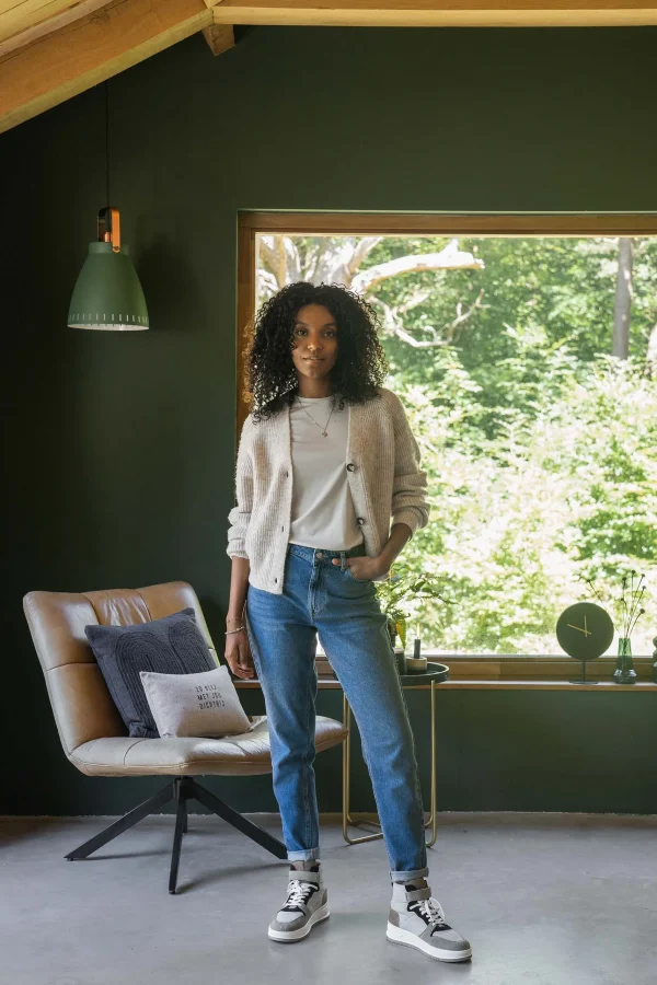 Cheap t-shirt met ronde hals Tops