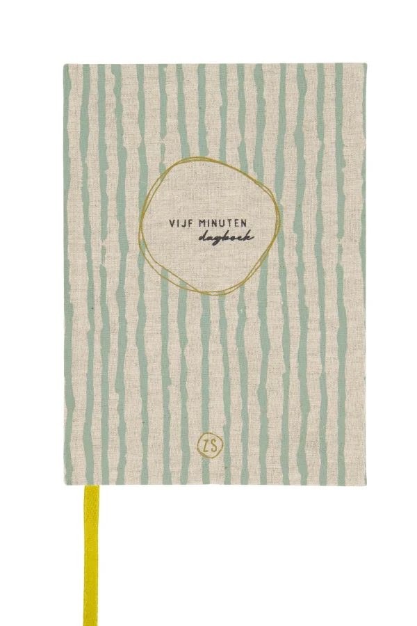 Sale vijf minuten dagboek penseelstreken saliegroen Planners