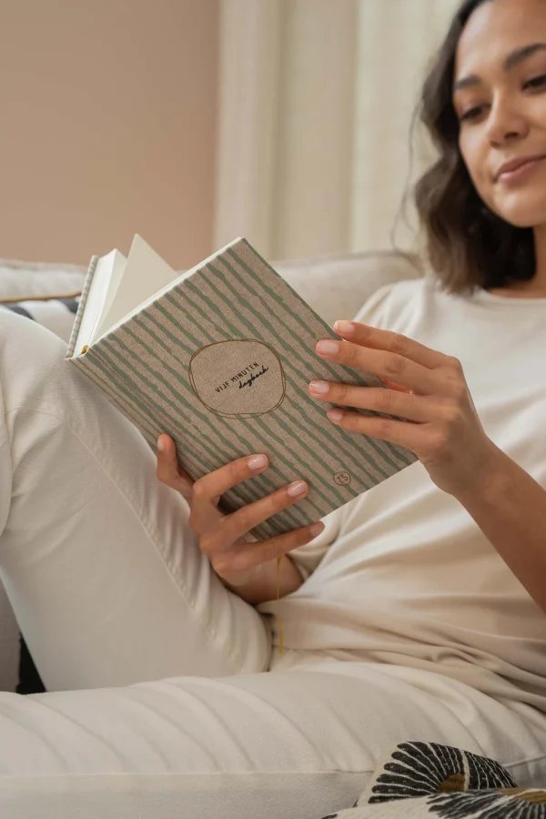 Sale vijf minuten dagboek penseelstreken saliegroen Planners