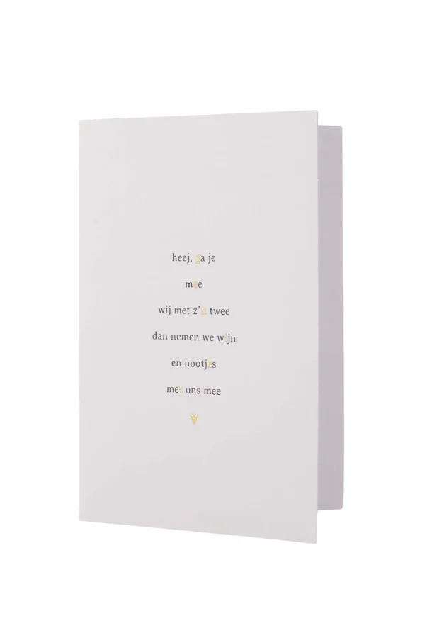 Fashion wenskaart geniet gedichtje Kaartjes