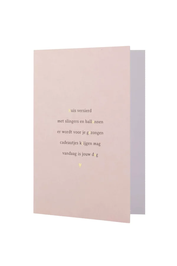 Sale wenskaart hoera gedichtje Kaartjes