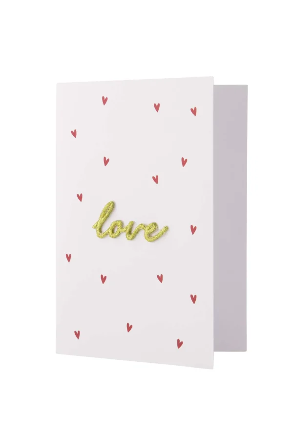 Online wenskaart love strijkembleem Kaartjes