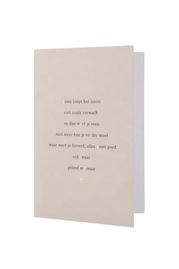 Best wenskaart sterkte gedichtje Kaartjes