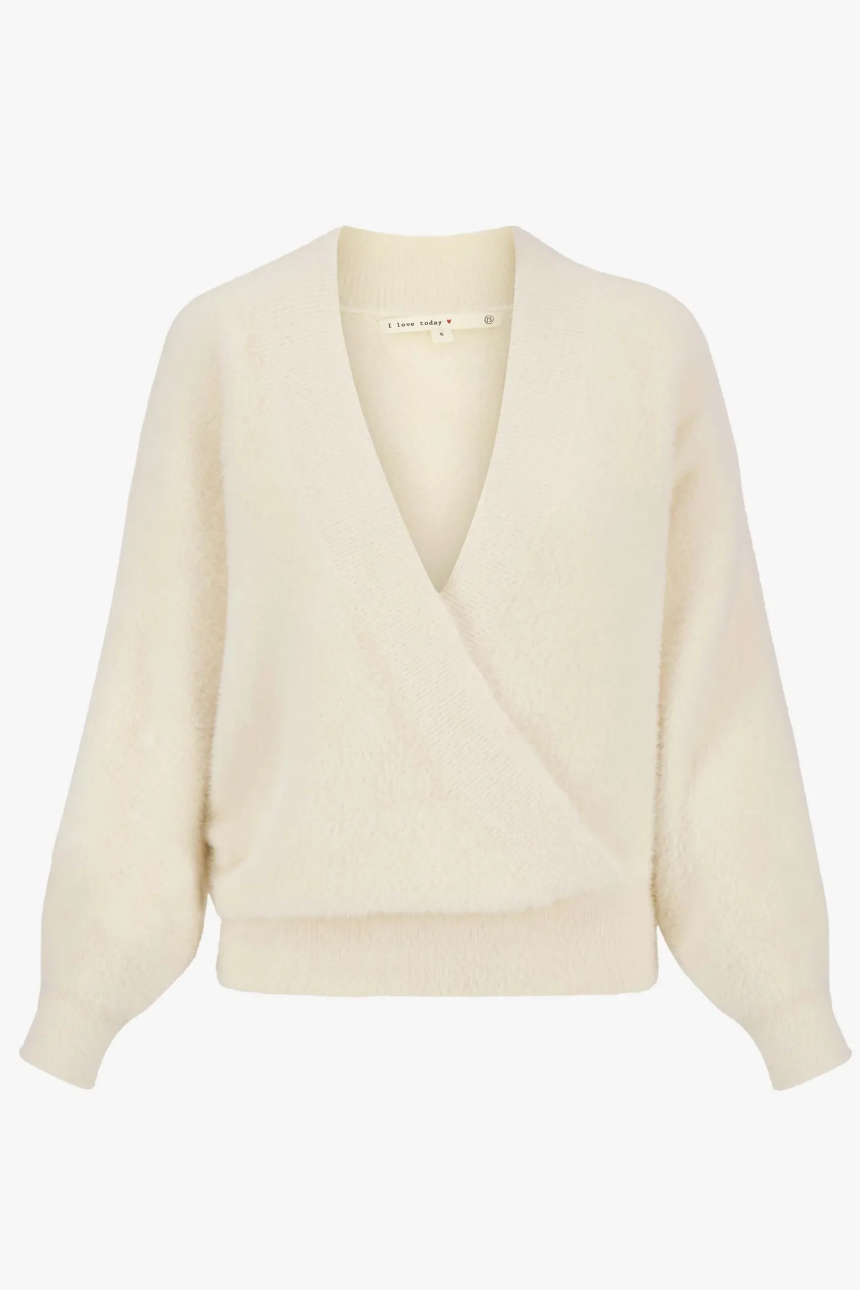 zusss_wikkel_trui_in_fluffy_garen_creme_0.webp Discount wikkel trui in fluffy garen Truien