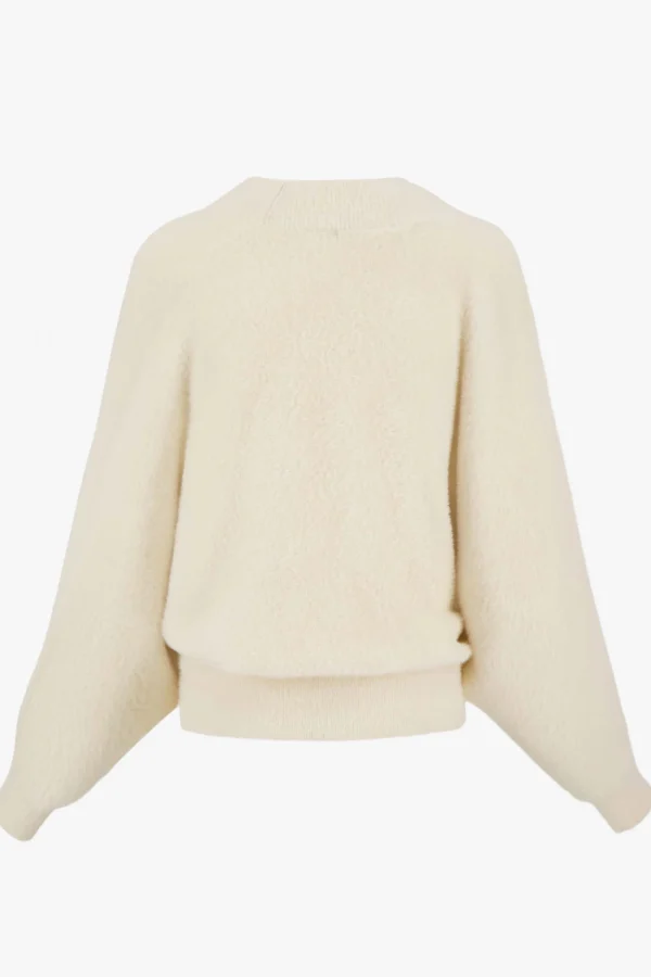 Discount wikkel trui in fluffy garen Truien